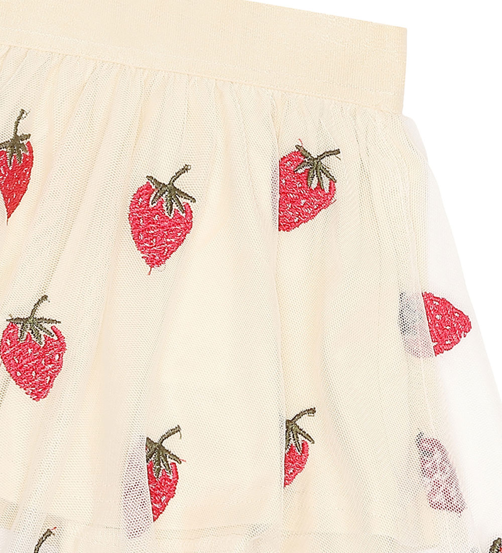 The New Siblings Tulle Skirt - TnsLoannah - Angora BIG Strawberr
