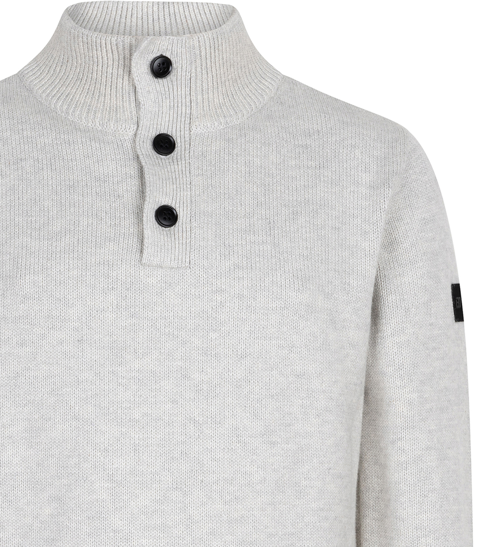 Indian Blue Jeans Blouse - Knitted - Grey