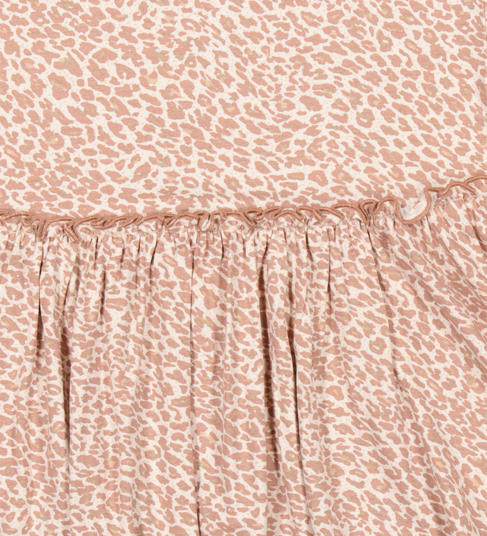 MarMar Dress - Viscose - Debbie - Powder Taupe Leo