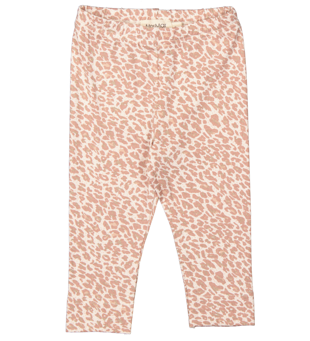 MarMar Leggings - Viscose - Powder Taupe Leo
