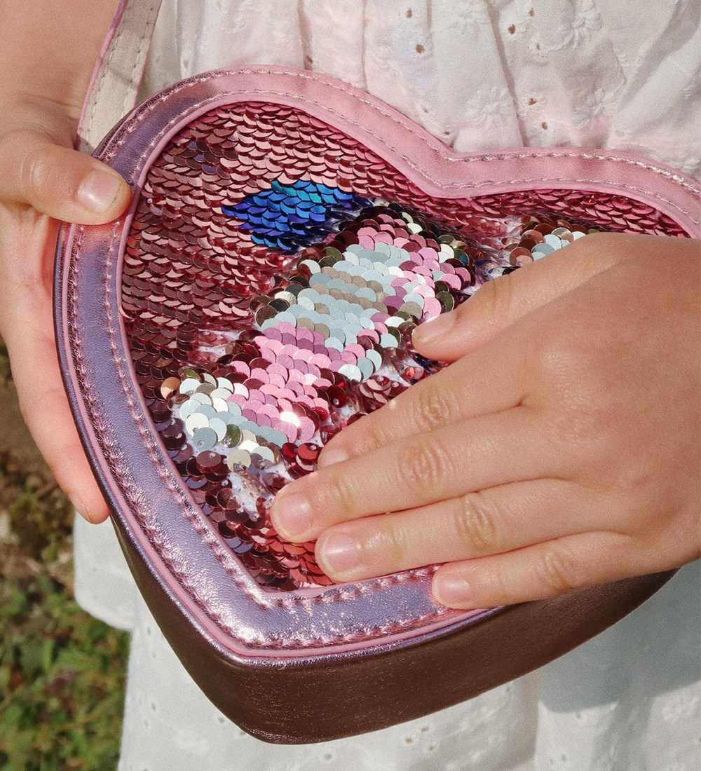 Konges Sløjd Shoulder Bag - Tut - Rose w. Sequins