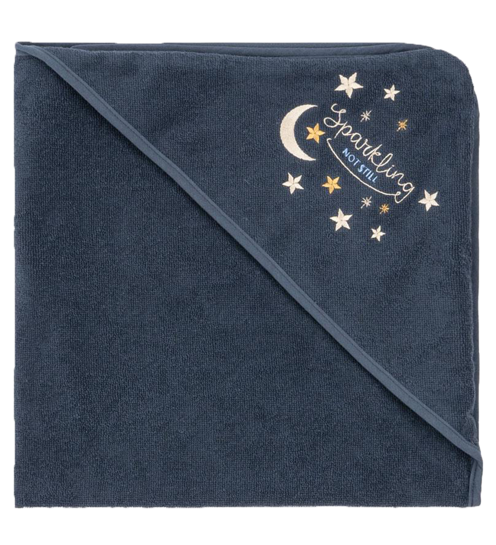 Konges Sløjd Baby towel - 75x75 cm - Terry - Blue Nights