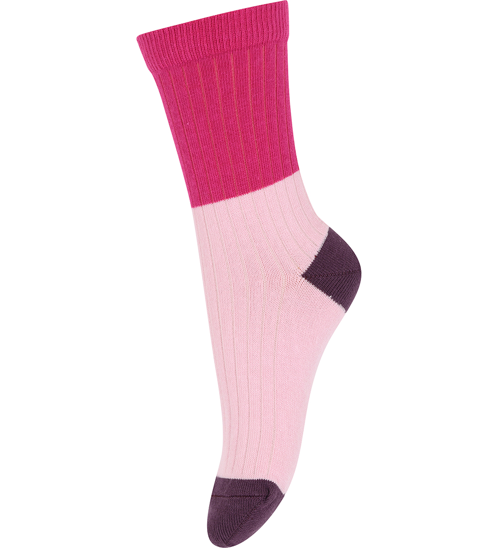 Melton Socks - Block Colour - Festival Fuchsia