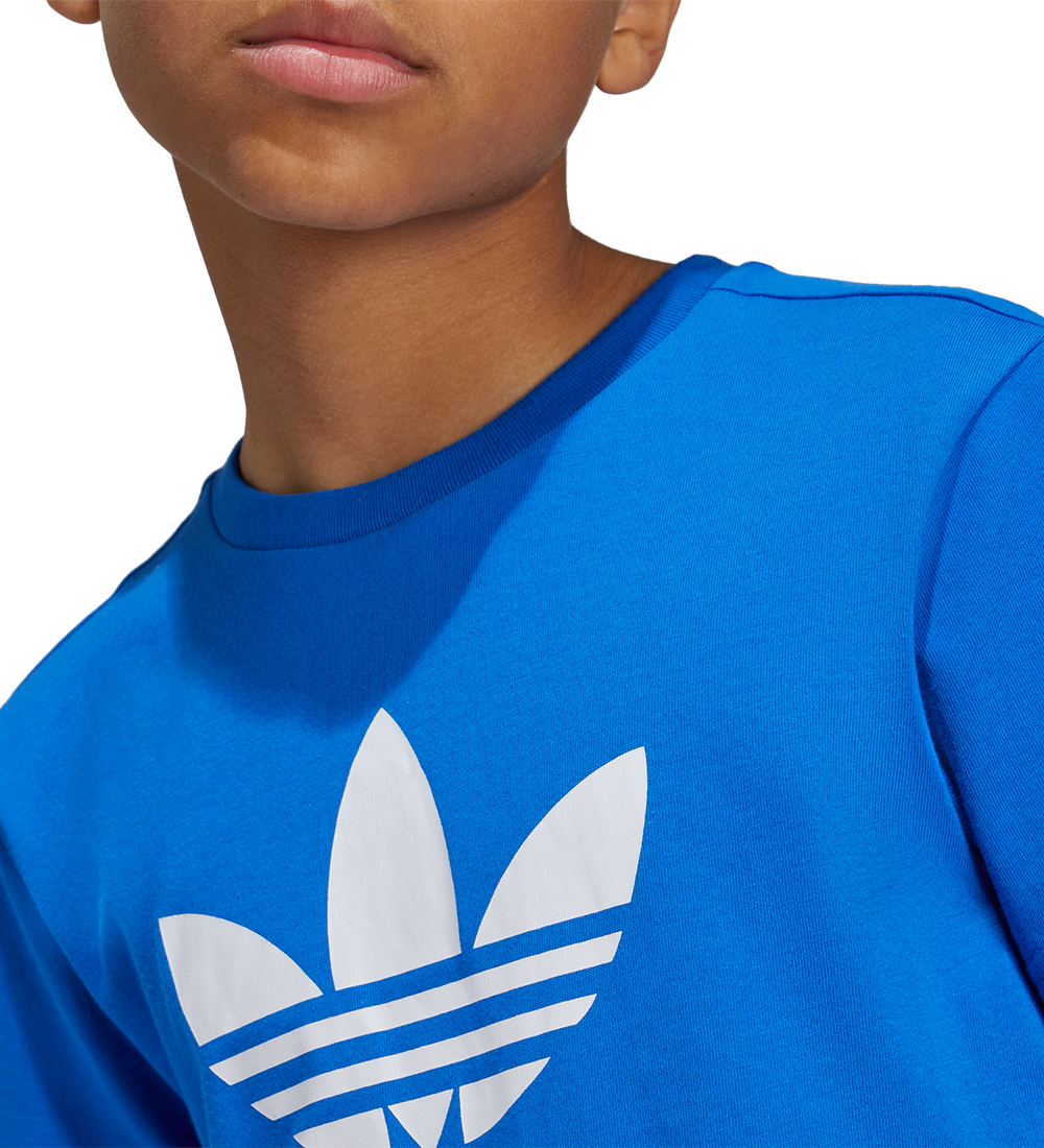 adidas Originals T-shirt - Trefoil - Blå