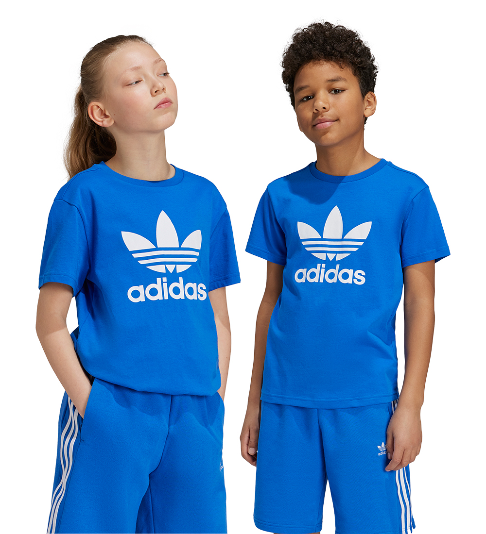 adidas Originals T-shirt - Trefoil - Blå
