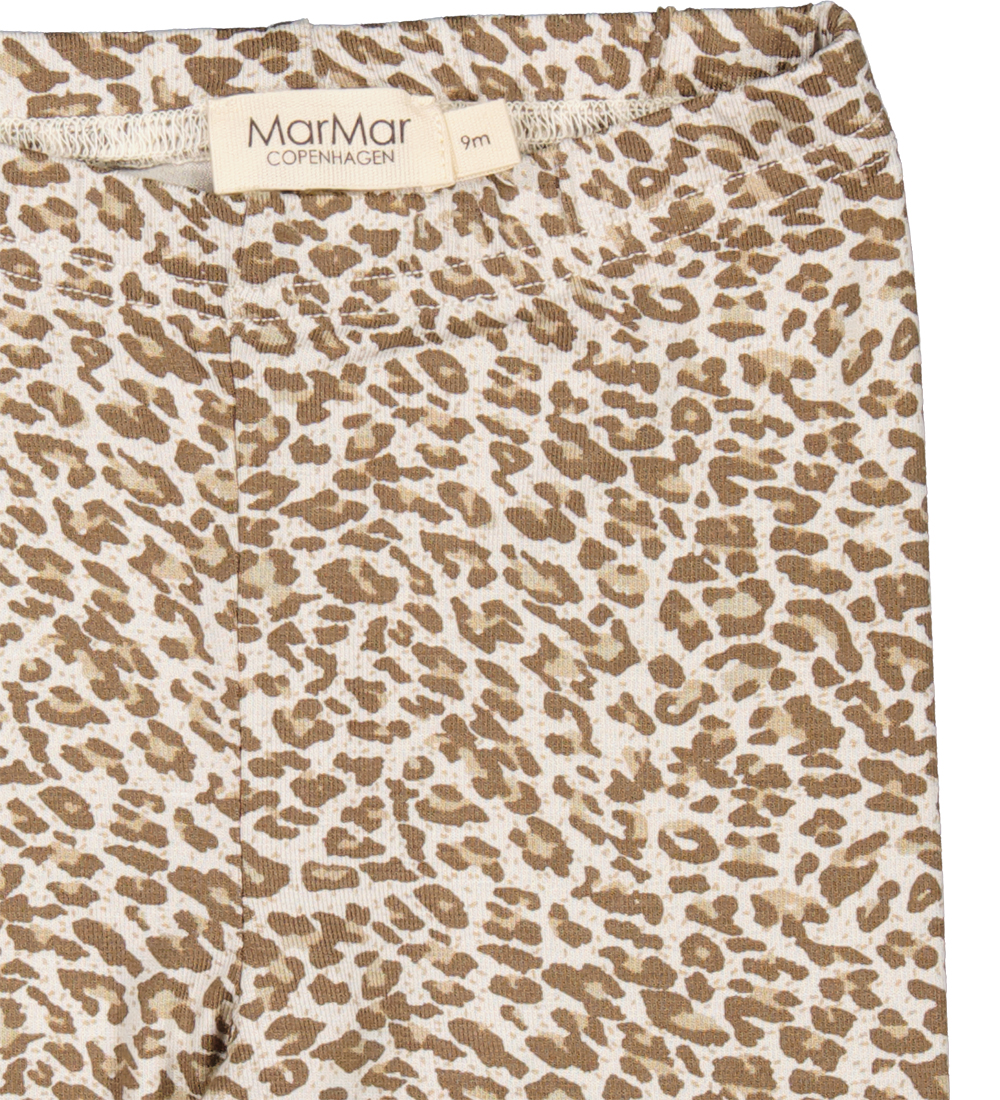 MarMar Leggings - Viscose - Leo - Forest Brown Leo
