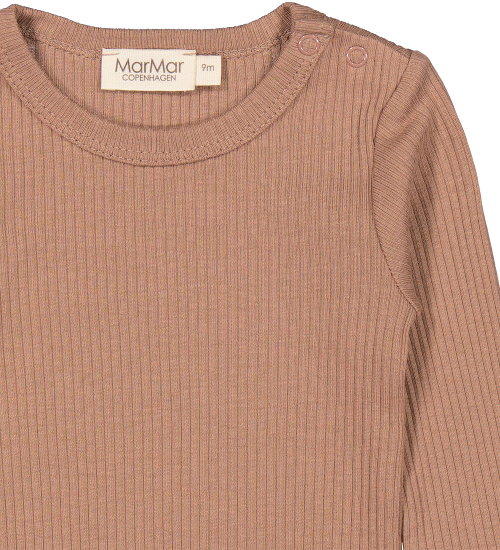 MarMar Bodysuit L/æ - Rib - Modal - Powder Taupe