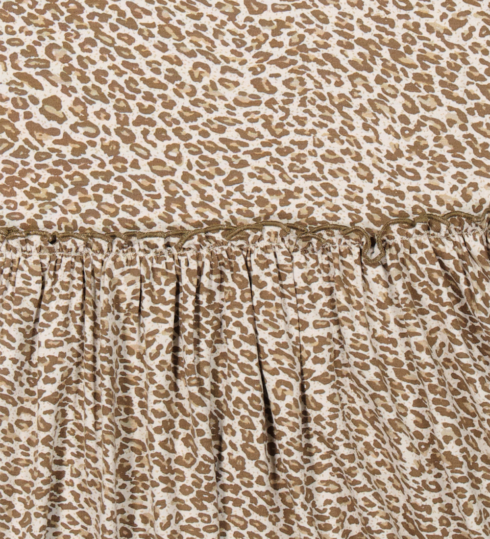 MarMar Dress - Viscose - Debbie - Forest Brown Leo