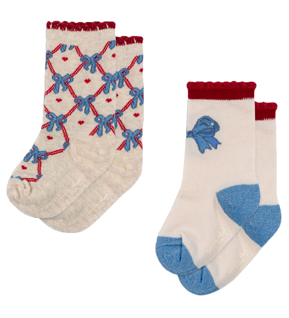 Konges Sløjd Socks - 2-Pack - Bow Mix