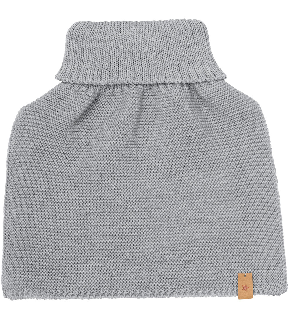 Huttelihut Hálskragi - Ull - Prjónað - Medium+ Grey Melange