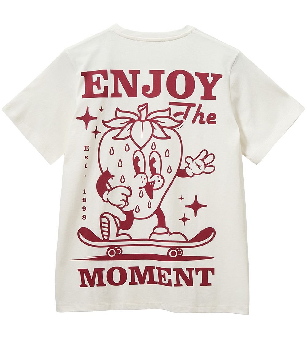 Sofie Schnoor T-shirt - Snow White Ebony w. Print