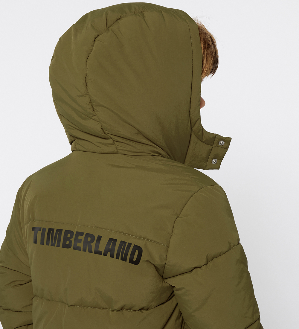 Timberland Puffer Jacket - Khaki w. Black