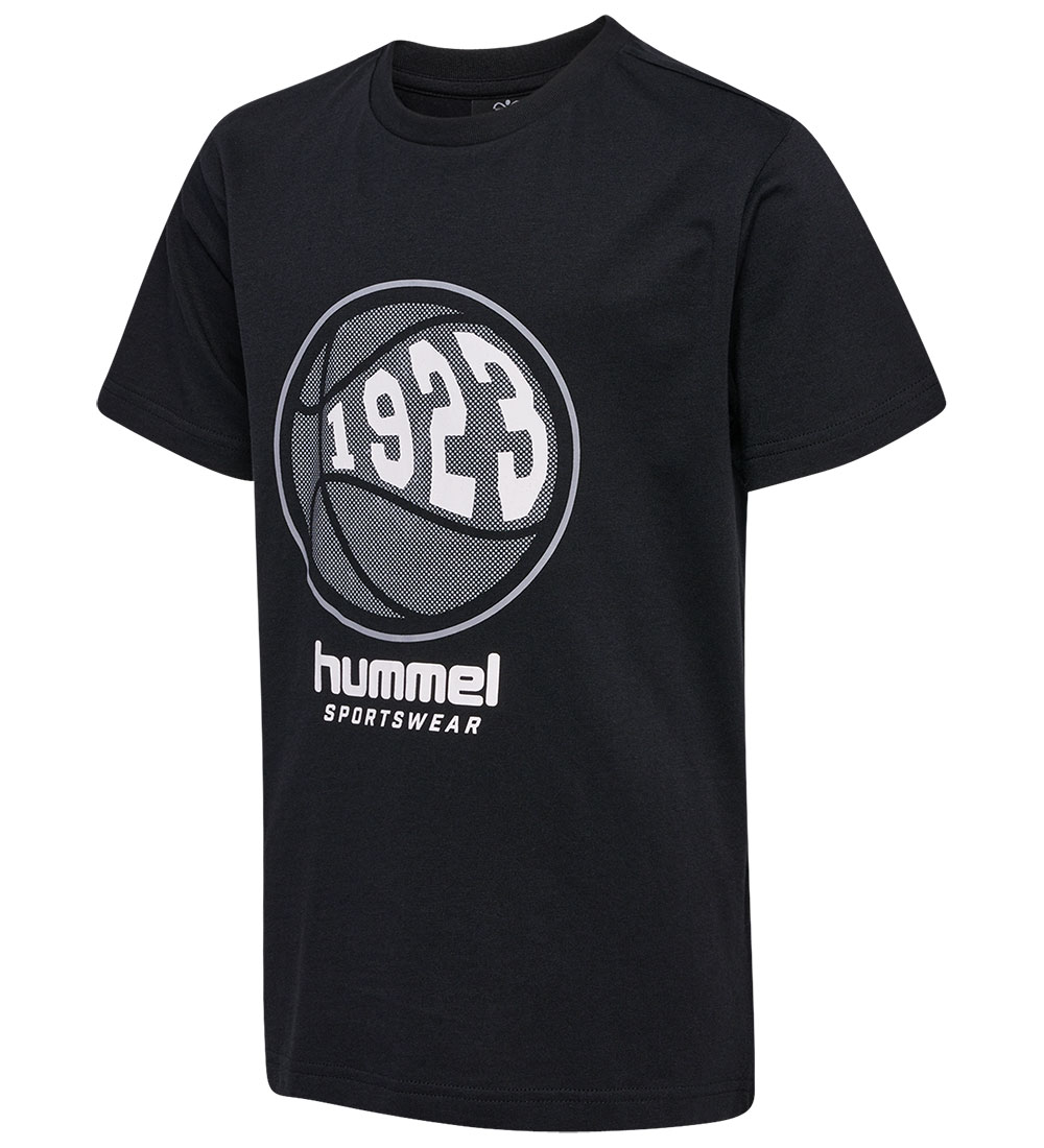 Hummel Stuttermabolur - HmlLeo - Svart