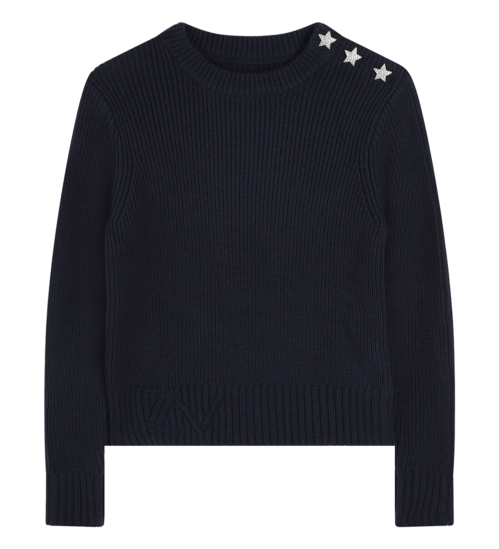 Zadig & Voltaire Blouse - Wool/Polyamide - Night w. Stars