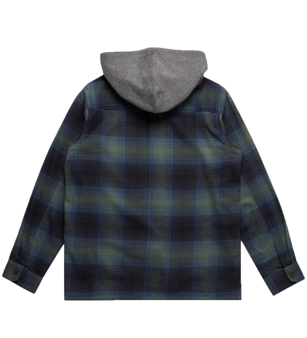 Billabong Shirt w. Hood - Baja - Green/Blue