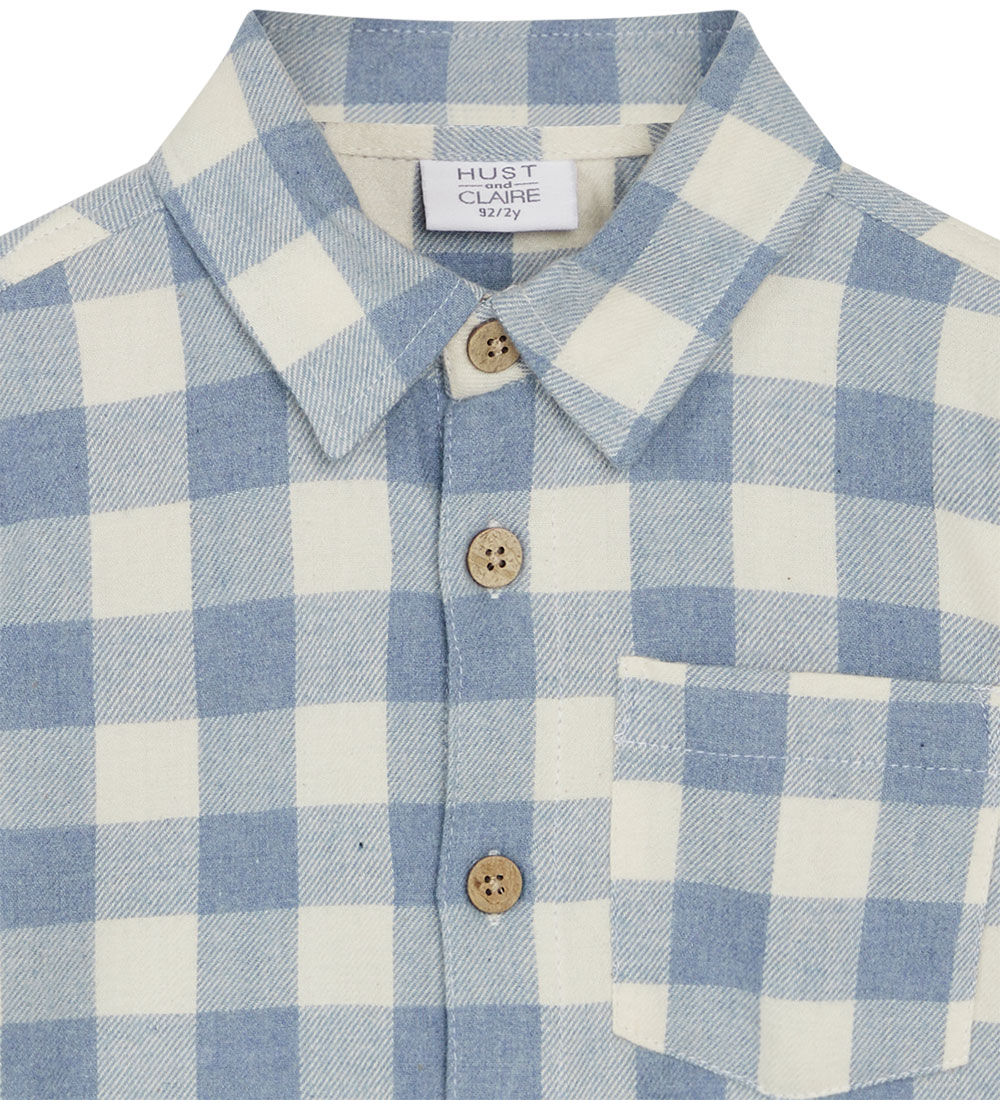 Hust and Claire Shirt - Rollo - Ocean Melange