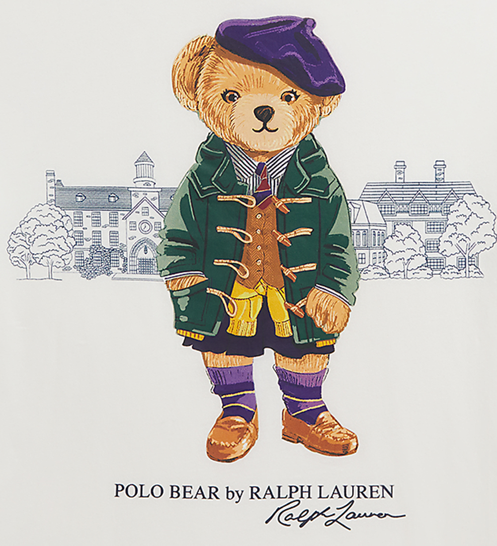 Polo Ralph Lauren T-shirt - White w. Soft Toy