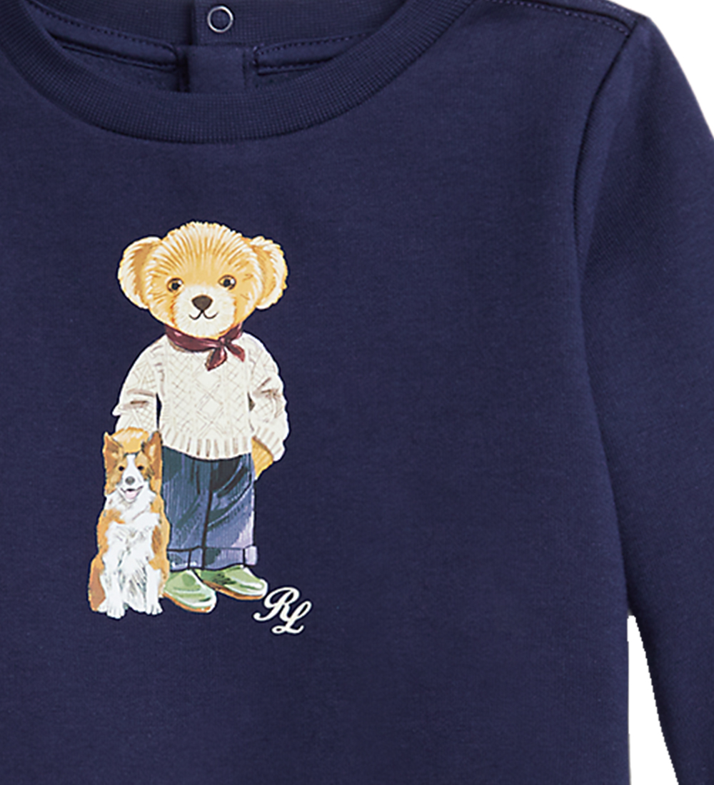 Polo Ralph Lauren Jumpsuit - Navy w. Soft Toy