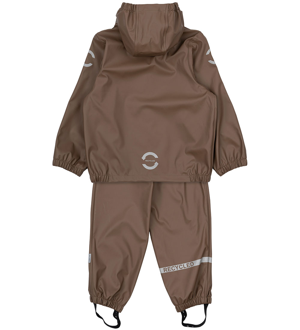 Mikk-Line Rainwear - PU - Recycled - Chocolate Chip