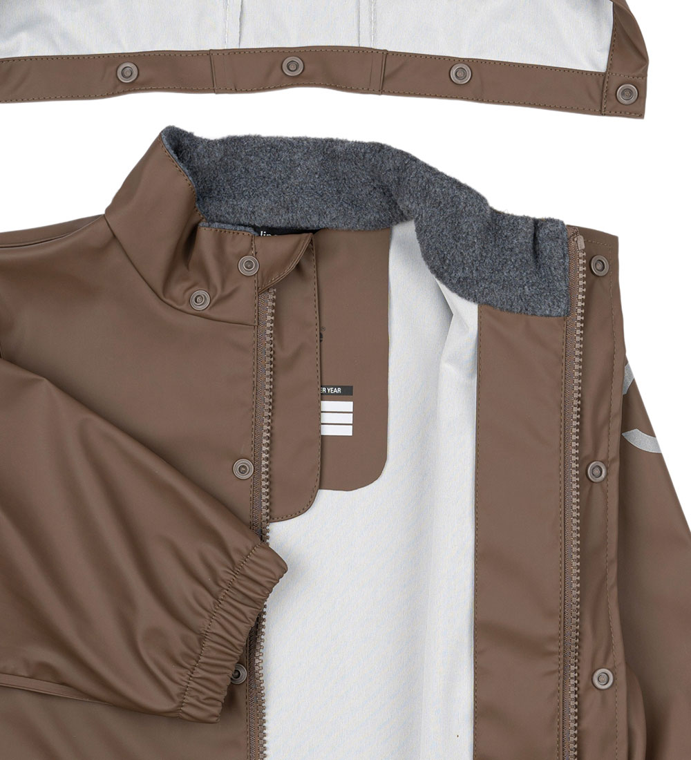 Mikk-Line Rainwear - PU - Recycled - Chocolate Chip