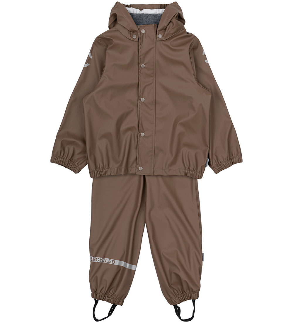 Mikk-Line Rainwear - PU - Recycled - Chocolate Chip