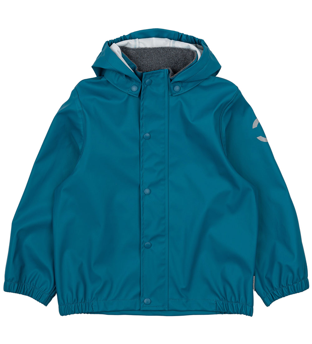 Mikk-Line Rainwear w. Suspenders - PU - Recycled - Celestial