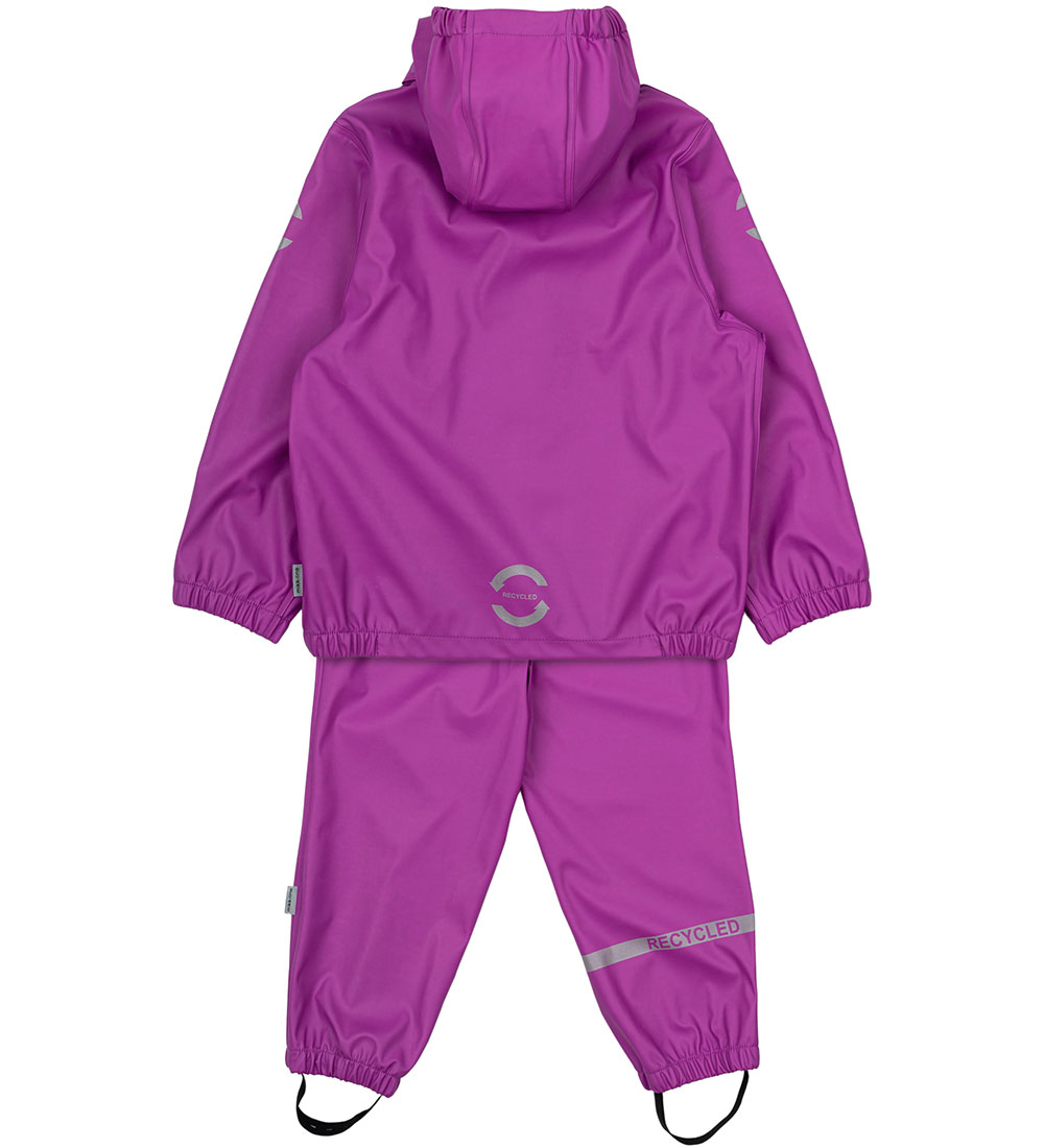 Mikk-Line Regnföt M. axlaböndum - Endurunnið - PU - Purple Cactu