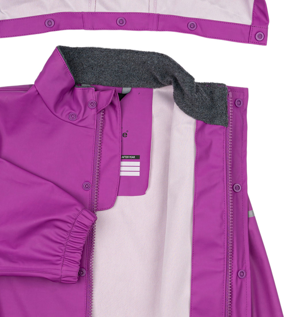 Mikk-Line Regnföt M. axlaböndum - Endurunnið - PU - Purple Cactu