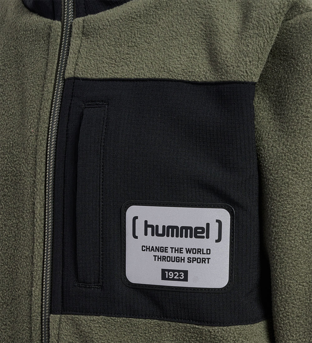 Hummel Fleecejacka - hmlDare - Dusty Olive