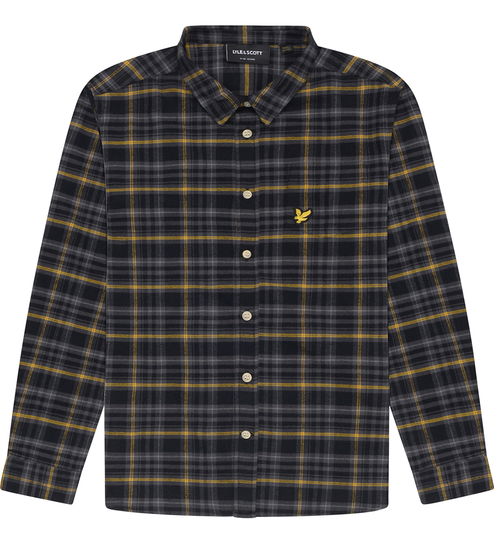 Lyle & Scott Shirt - Tartan - Jet Black