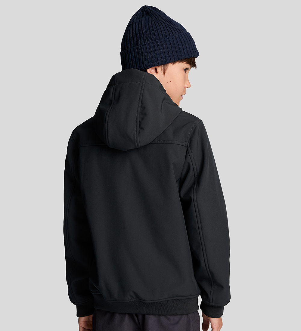 Lyle & Scott Softshell Jacket w. Fleece - Jet Black