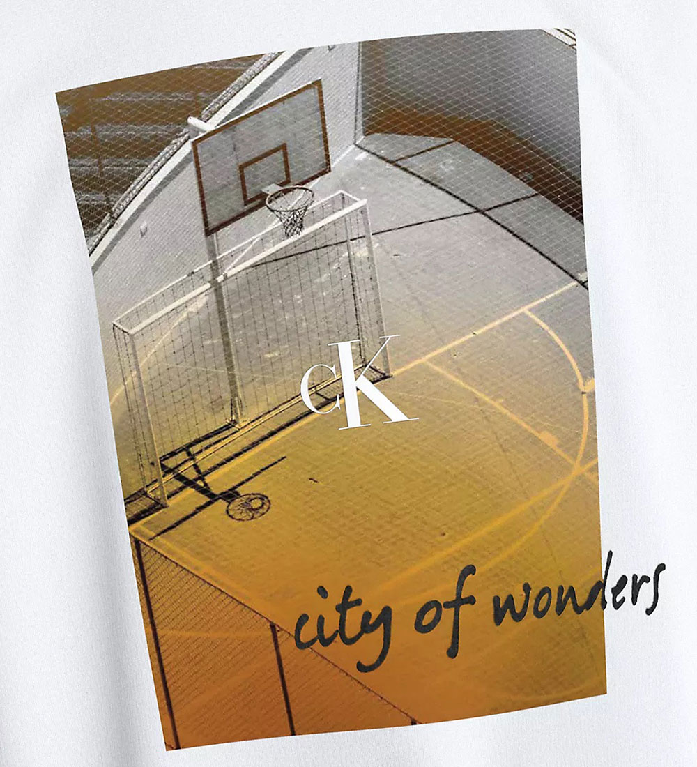Calvin Klein T-Shirt - City Szene Rlxd - Bright White