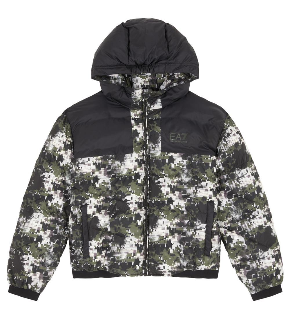 Veste Rembourrée EA7 - Fantaisie Black/Army