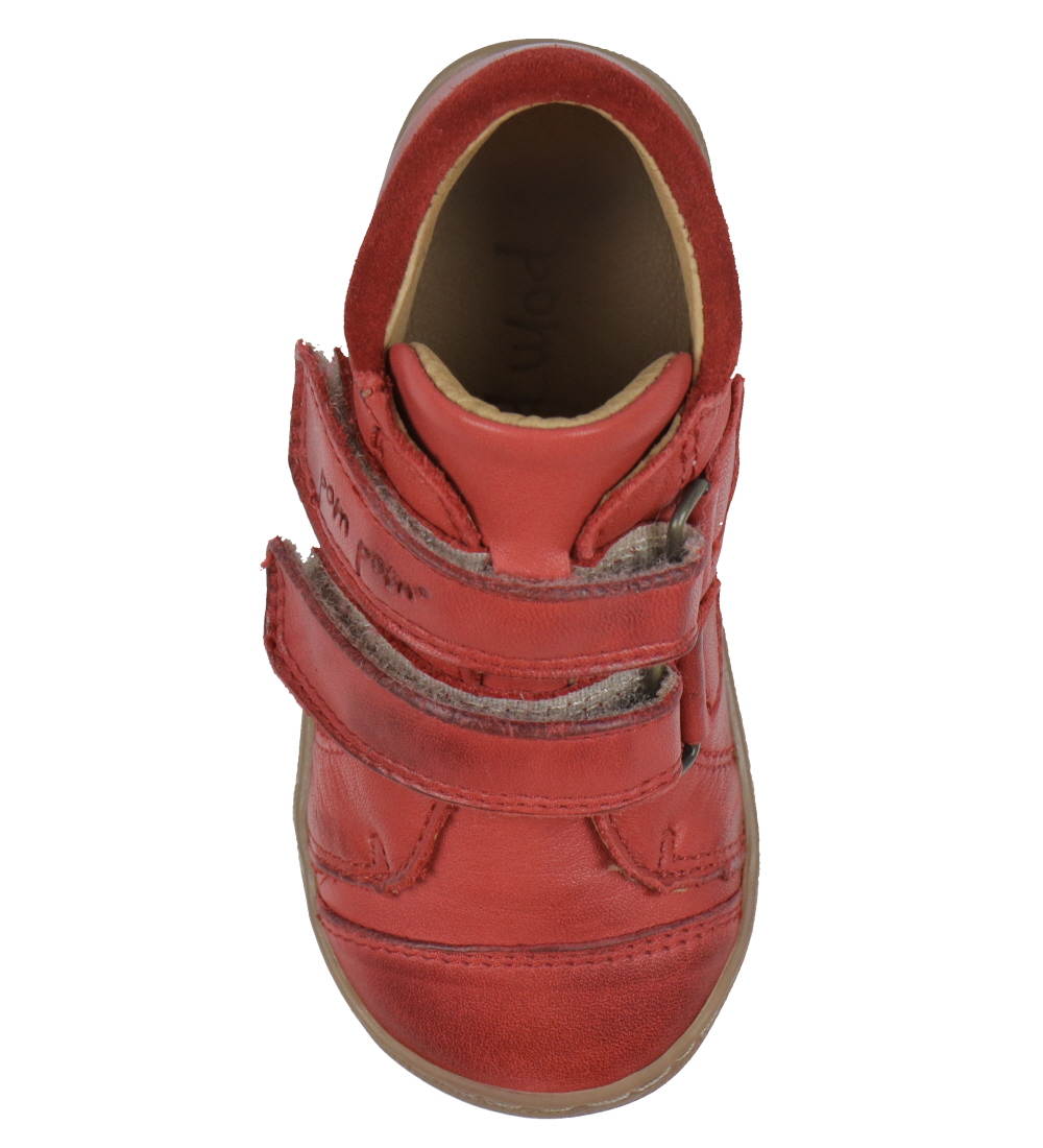 Pom Pom Prewalker - Starters Velcro - Red