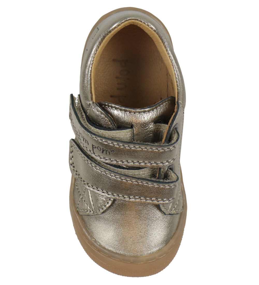 Pom Pom Prewalker - First Sport Velcro - Metallic Asphalt
