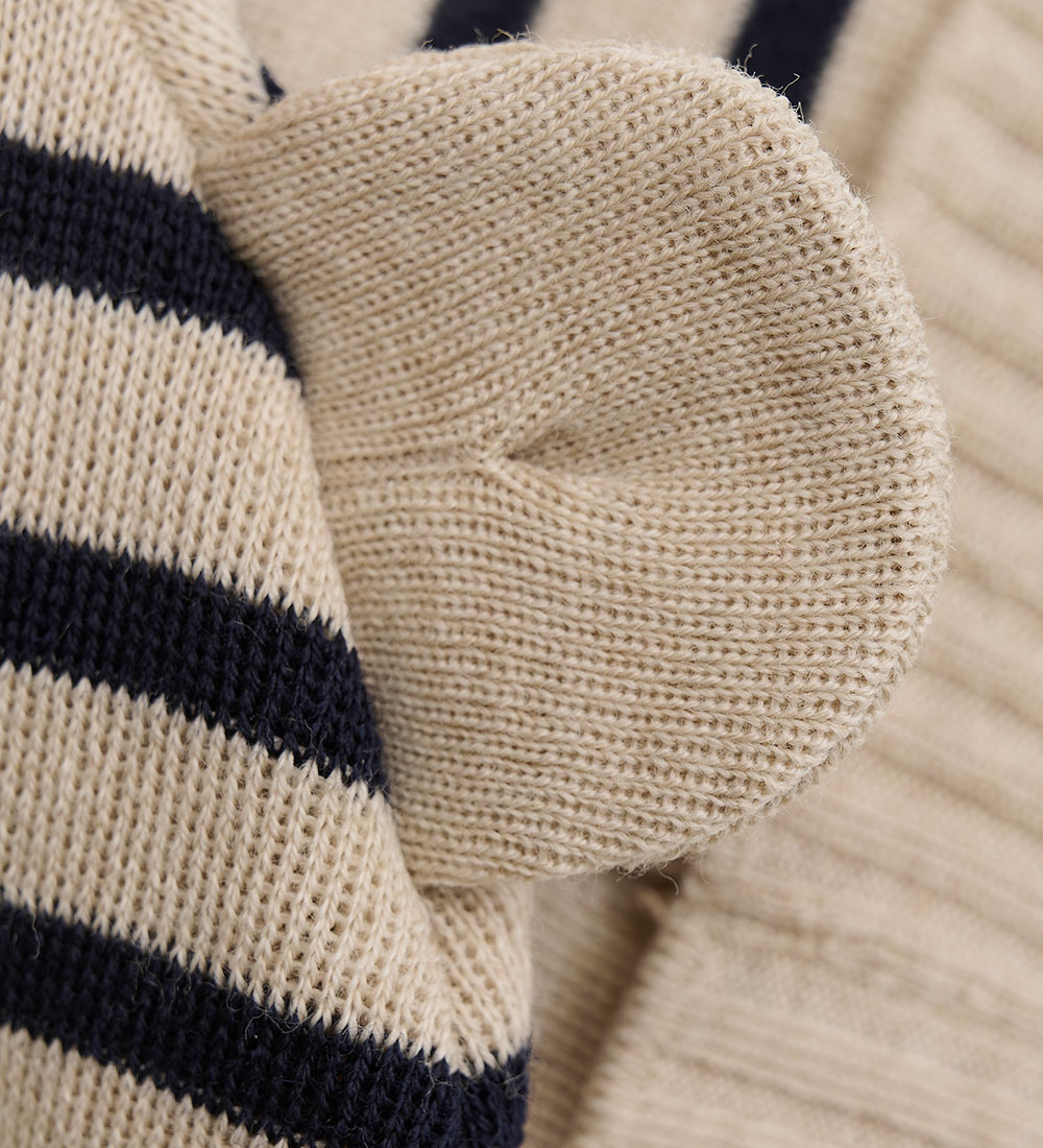 Huttelihut Beanie - Wool - Knitted - Dark Navy w. Ears