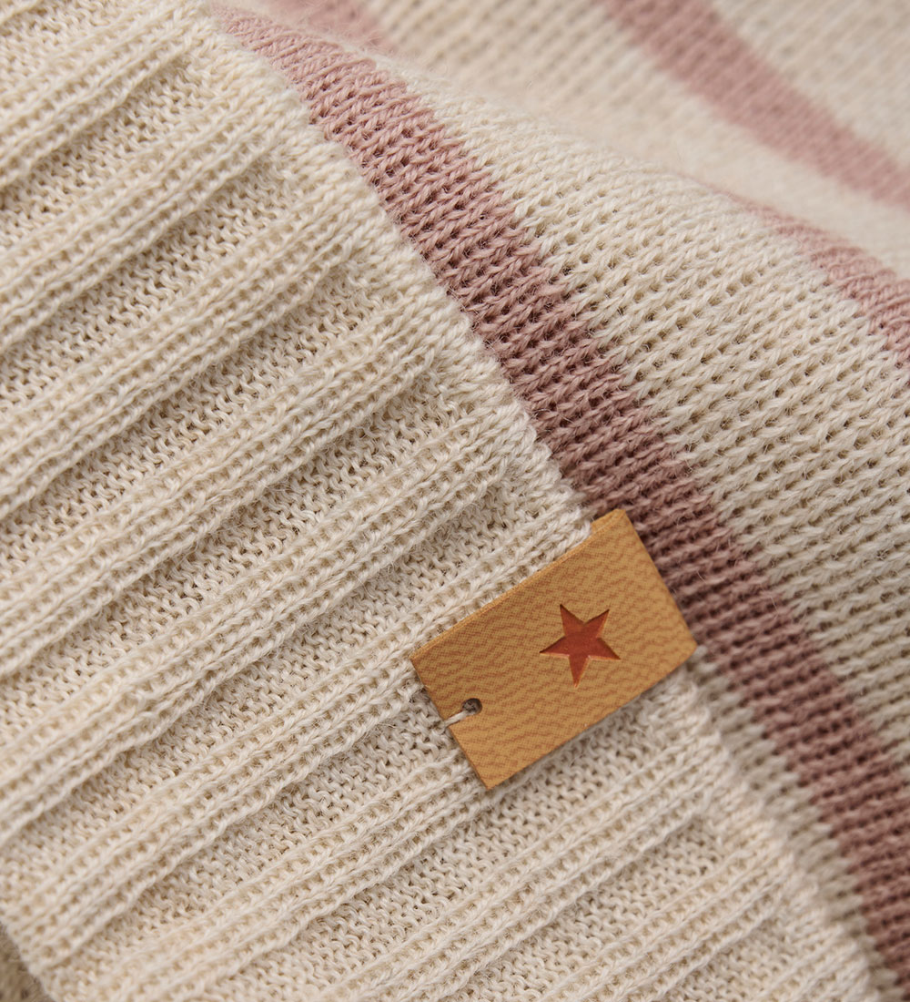 Huttelihut Beanie - Wool - Knitted - Mahogany Rose w. Ears
