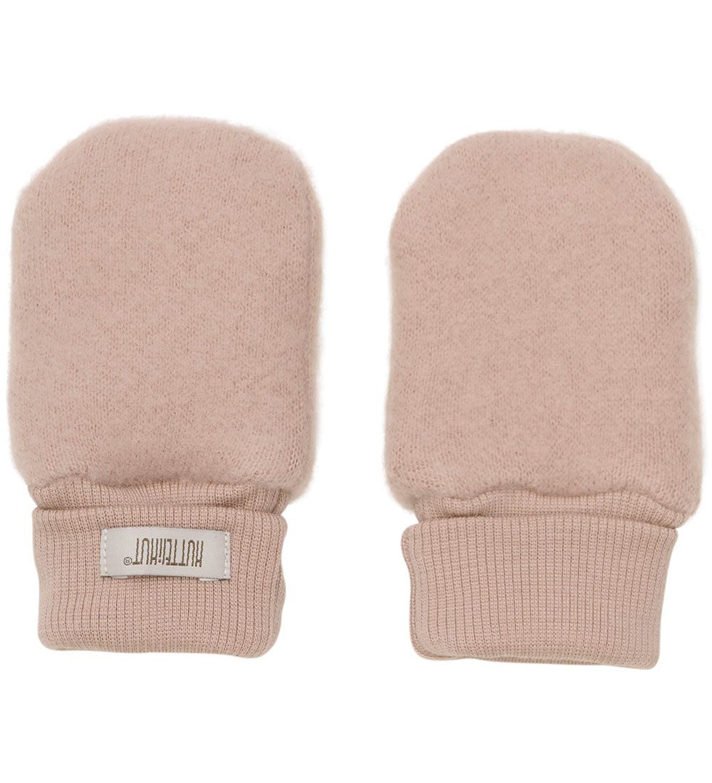 Huttelihut Mittens - Wool fleece - 2-layer - Mahogany Rose