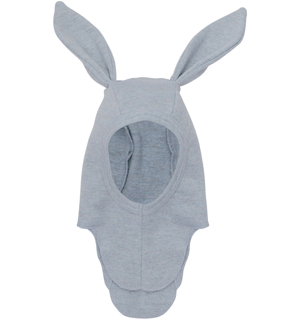 Huttelihut Balaclava - Wool - Single Layer - Quarry w. Ears