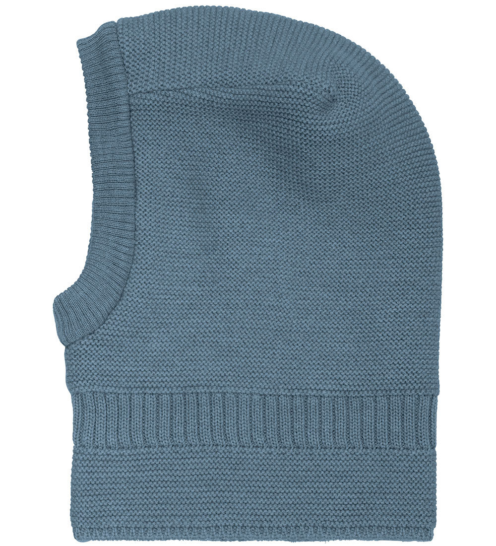 Huttelihut Balaclava - Wool/Cotton - Knitted - 2-layer - Stormy