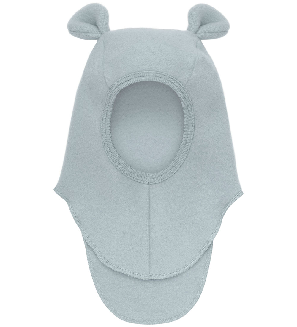 Huttelihut Balaclava - Wool fleece - Single Layer - Quarry w. Ea
