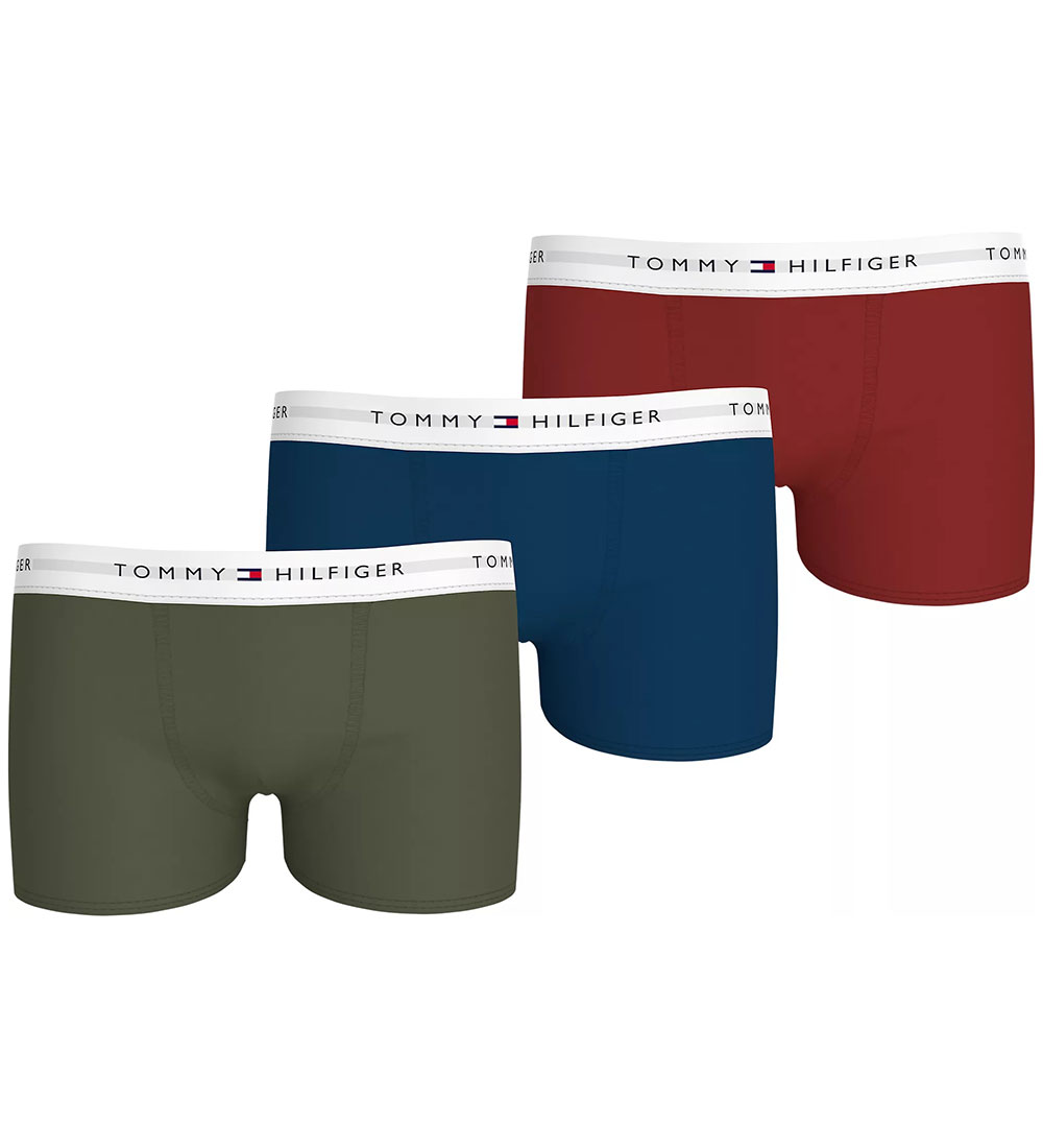 Tommy Hilfiger Boxers - 3-Pack - Indigo/Magma/Olive