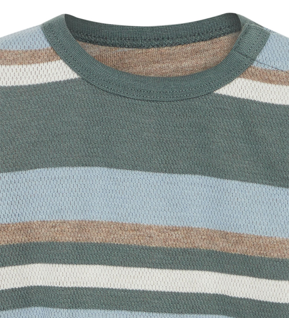 Hust and Claire Bodysuit L/æ - Buster - Pineneedle w. Stripes