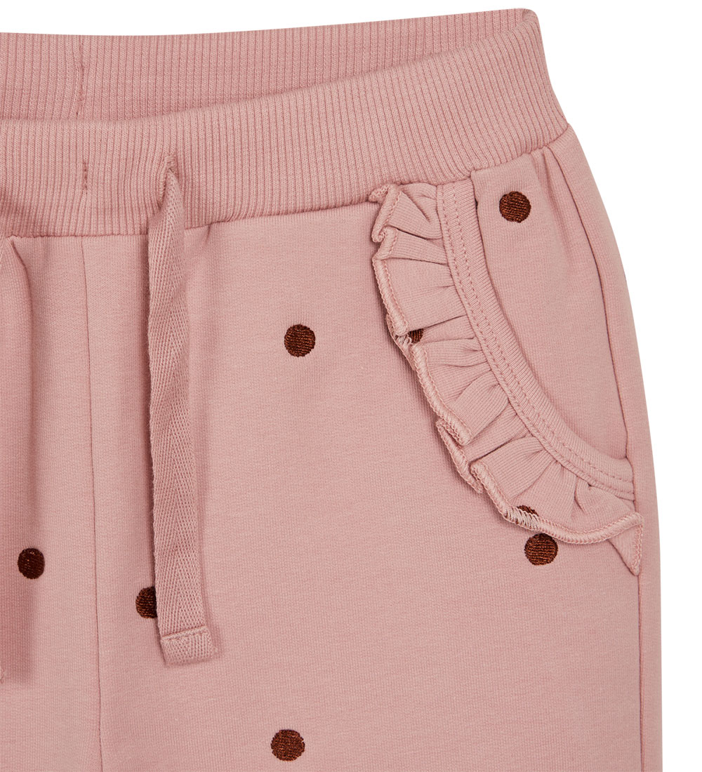 Hust and Claire Joggingbuxur - Thilde - Dusty Rose M. Doppur