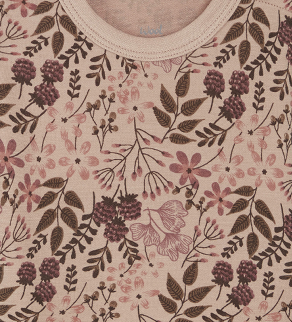 Hust and Claire Bodysuit L/æ - Wool/Bamboo - Badia - Rose Cloud
