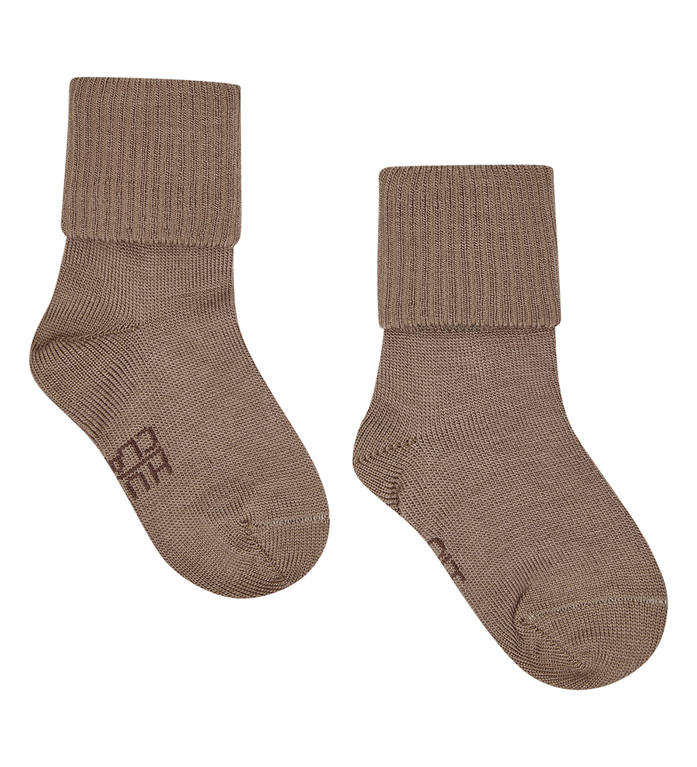 Hust and Claire Socks - Wool/Bamboo - Flosi - Chinchilla