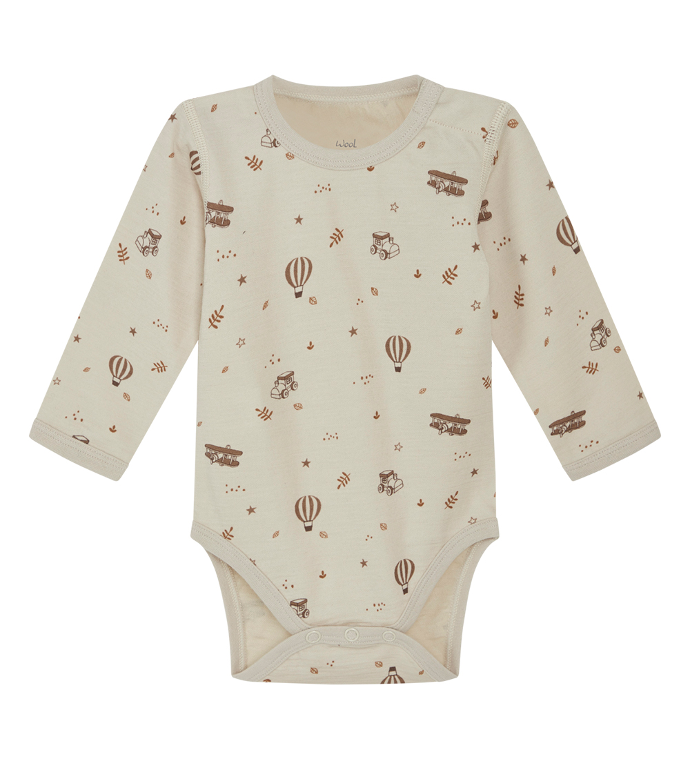 Hust and Claire Bodysuit L/æ - Wool/Bamboo - Baloo - French Oak
