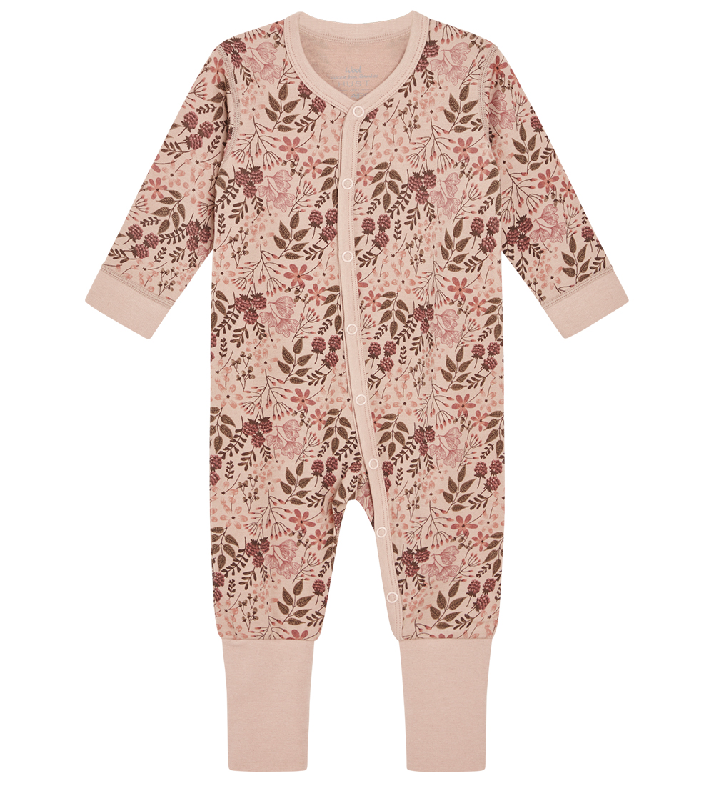 Hust and Claire Nightsuit - Wool/Bamboo - Manu - Rose Cloud w. B