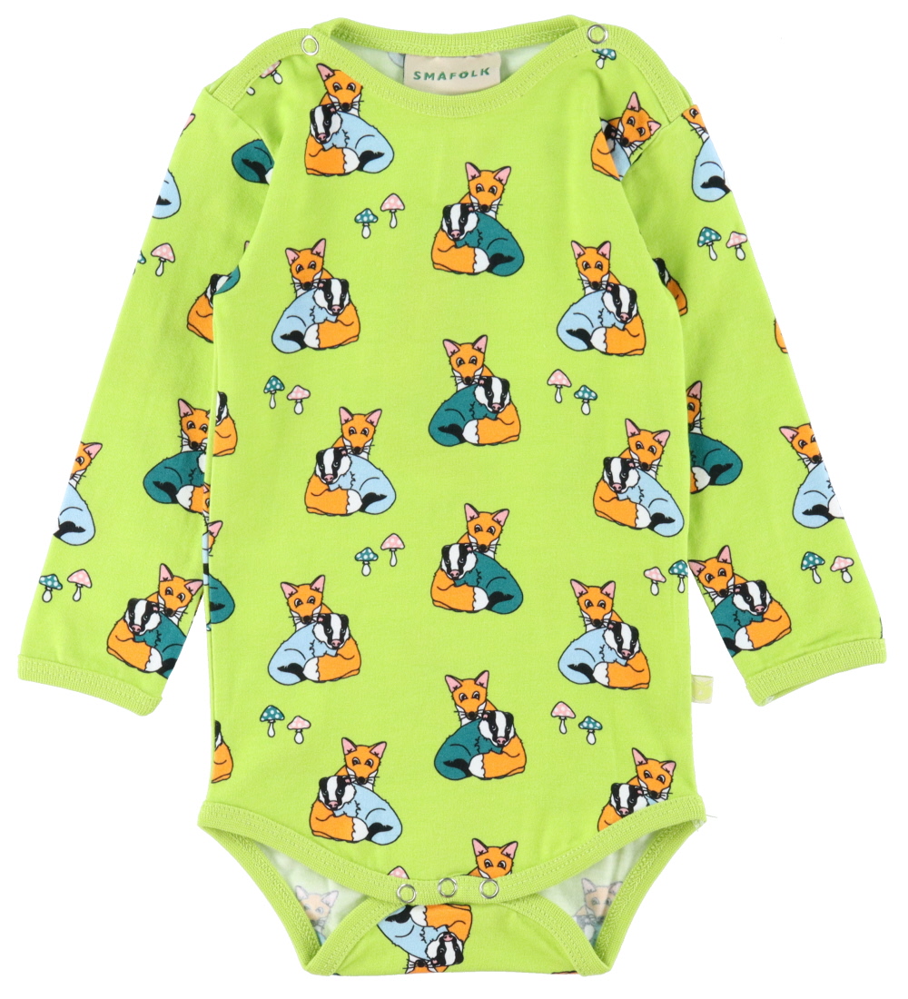 Småfolk Bodysuit L/æ - Pear Green