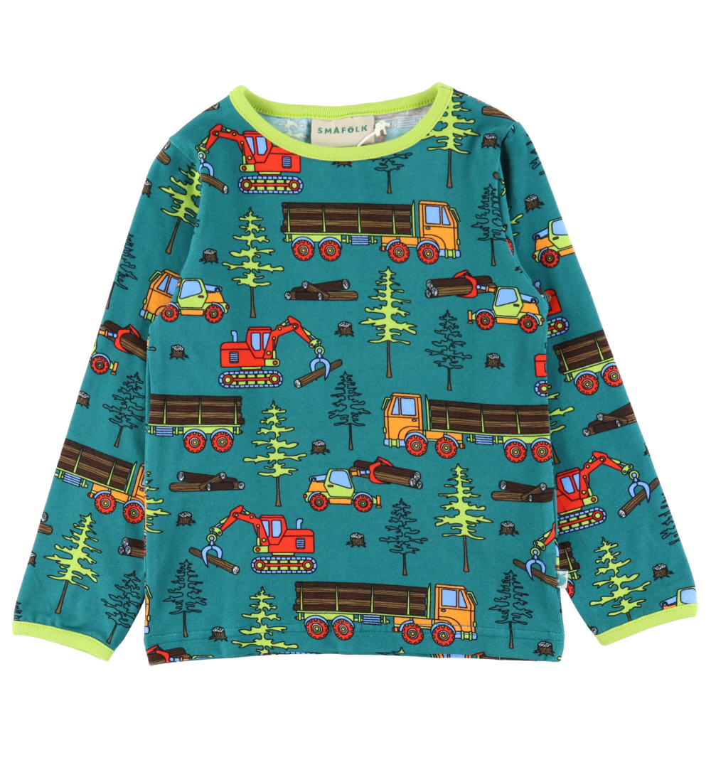 Blouse Småfolk - Pétrole Green